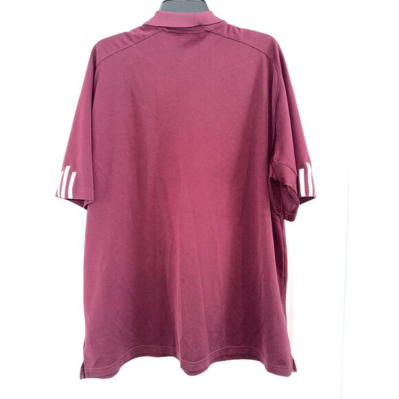 Texas A&M Maroon Adidas Golf Polo Men’s XL - Picture 5 of 7